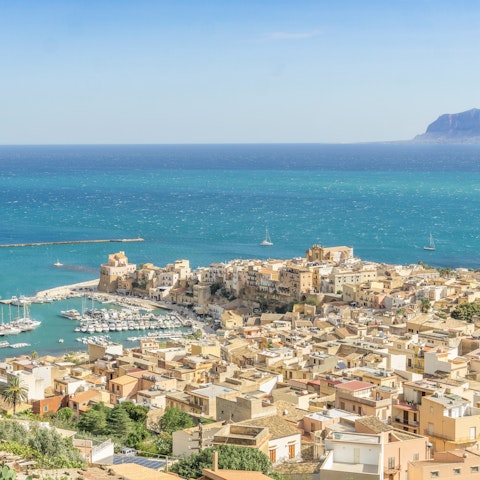 Explore Castellammare del Golfo, ten-minutes away by car