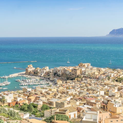 Explore Castellammare del Golfo, ten-minutes away by car