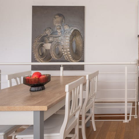 Dine on risi e bisi at your kitchen table
