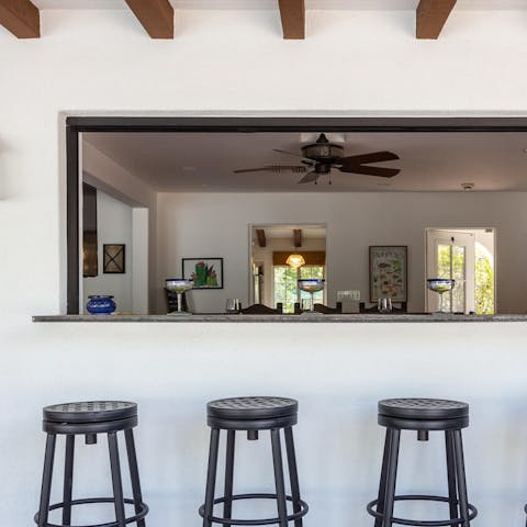 Serve up fantastic drinks at the bar