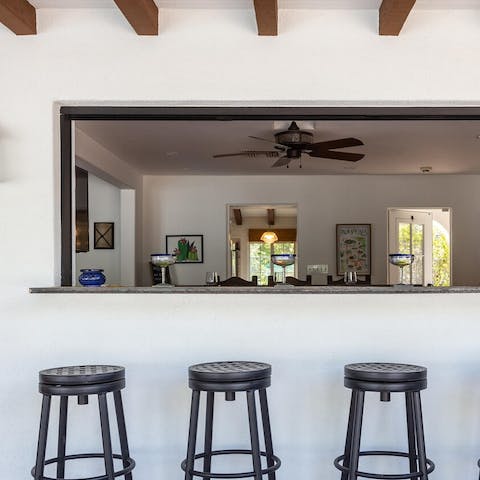 Serve up fantastic drinks at the bar