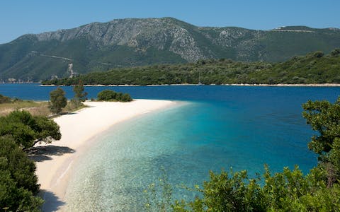 Head to the small beach for swimming and snorkelling, just 50 metres away