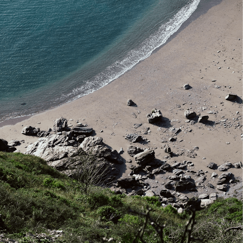 Explore the Devon coastline – Croyde Beach is just a short walk away