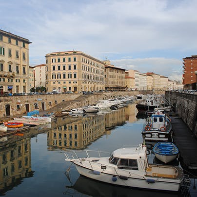 Spend a day exploring the port city of Livorno, 18km away
