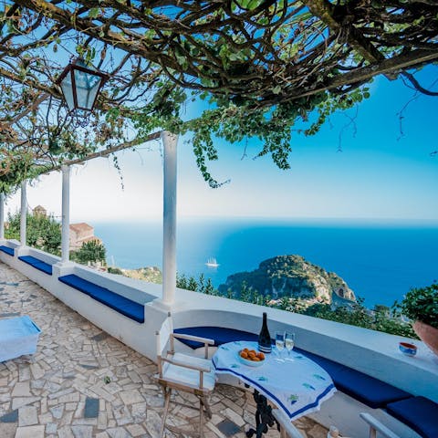 Find a quiet spot to relax with a glass of something chilled and a good book