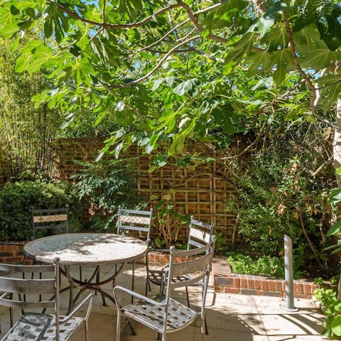 Quaint private garden