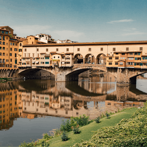 Explore the nearby Ponte Vecchio