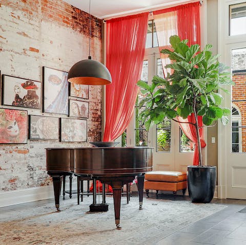 Relax in the building's communal lounge