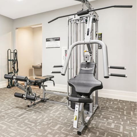 Sweat it out in the gym