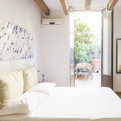 Wake up and step straight into your garden oasis