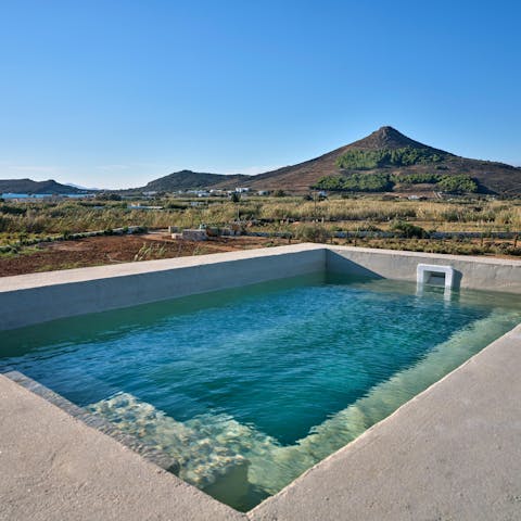 Soak in the plunge pool on the roof and admire the view