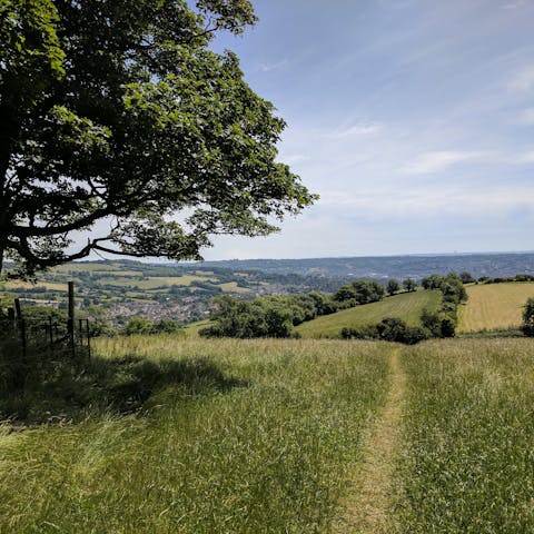 Stay in the heart of the Somerset countryside, a ten-minute walk from the nearest country pub