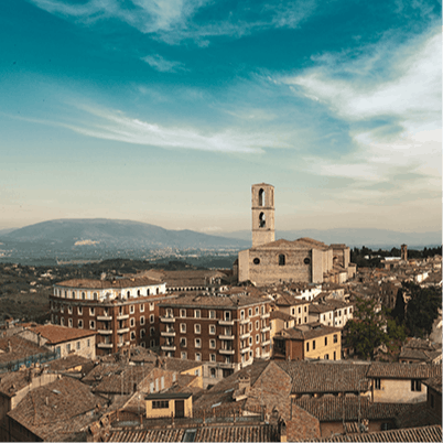 Enjoy a scenic drive to the historic city of Perugia