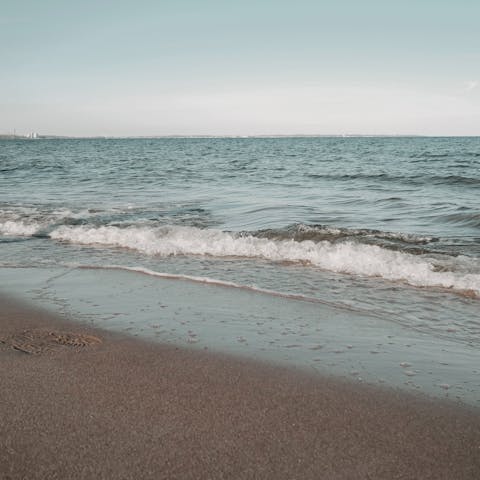 Spend a wonderful day on the shore at Petrothalassa Beach, just 3km away