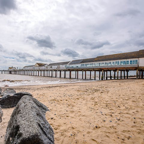 Nip down to Southwold's beach for a picnic, it's just steps away
