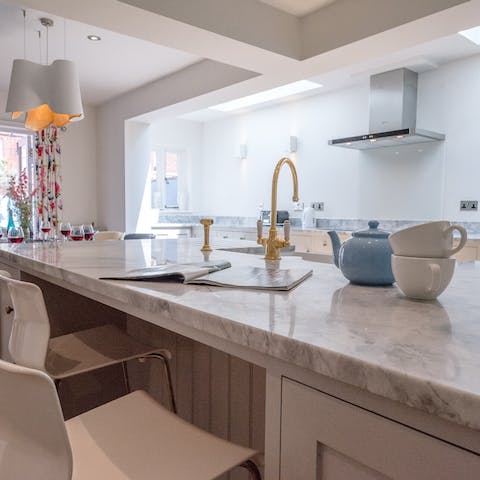 Make this the spot for morning cuppas