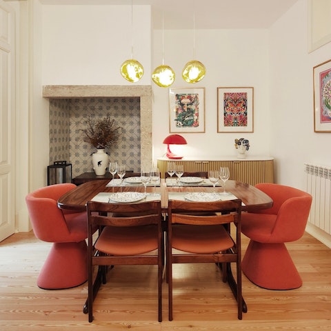 Enjoy some caldo verde at the dining table