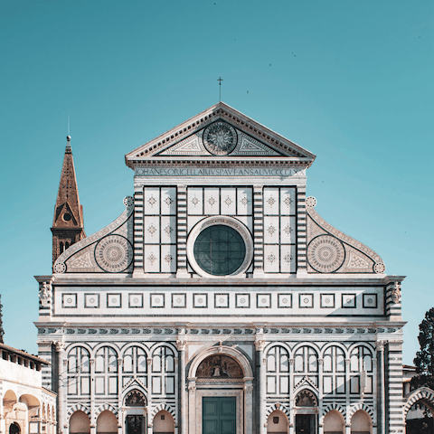 Stroll less than fifteen minutes to the Basilica of Santa Maria Novella