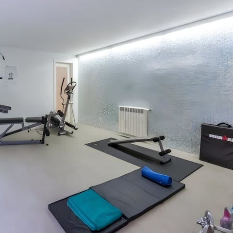 Embrace an uplifting workout in the home gym