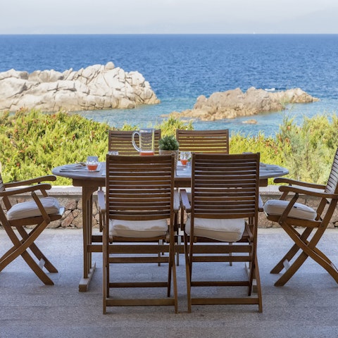 Be inspired by the views while relaxing on the terrace