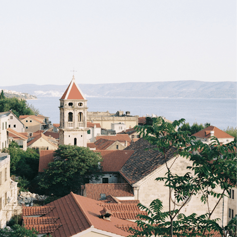 Explore the winding backstreets of Omiš' old town