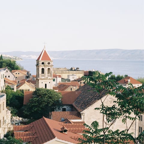 Explore the winding backstreets of Omiš' old town