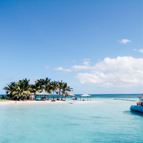 Explore the beautiful beaches of the Turks and Caicos Islands nearby