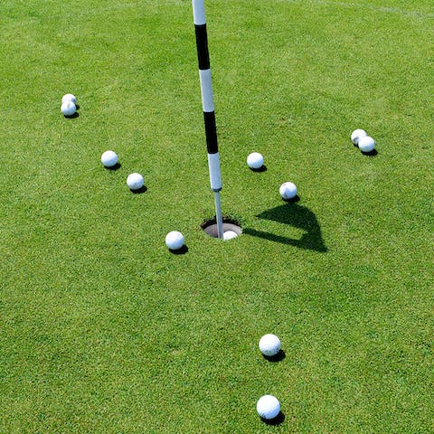 Perfect your swing on the nearby golf course, a ten-minute walk away