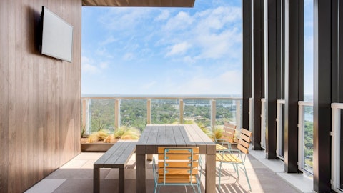 Dine al fresco on a sun-filled terrace perched above the city