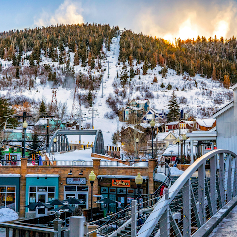 Discover vibrant Park City – a 4-mile drive away