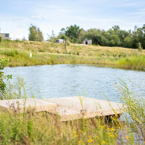 Spend lazy afternoons relaxing on the lakeside