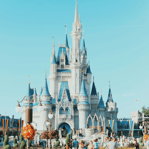 Visit Walt Disney World Resort, just ten-minutes away by car