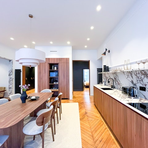 Enjoy a glass of Champagne in this luxurious home