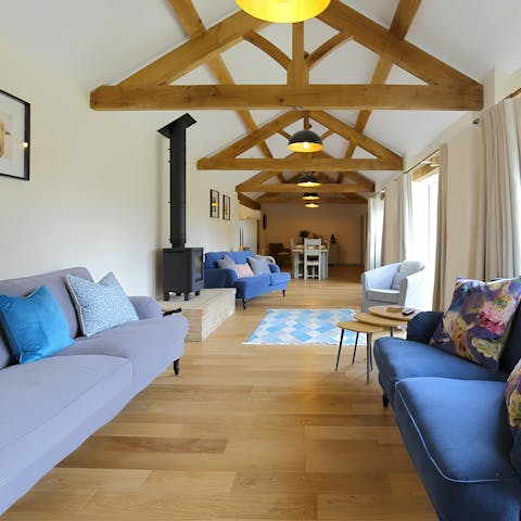 Light the log burner when the Gloucestershire weather turns colder