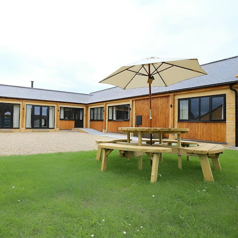 Soak up the Cotswold sun in the private garden