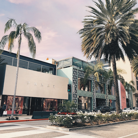 Soak up the luxury of Beverly Hills, only minutes away by car