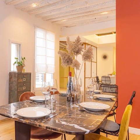 Rustle up a French feast to share around the dining table