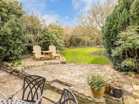 Sip your morning cuppa as you relax in the enclosed garden