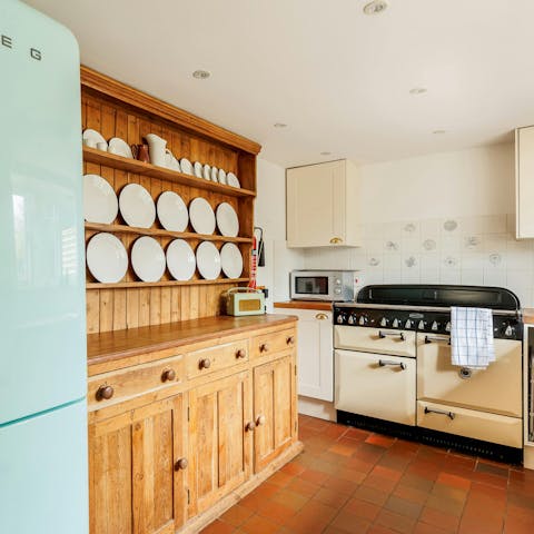 Rustle up a hearty family meal in the country kitchen