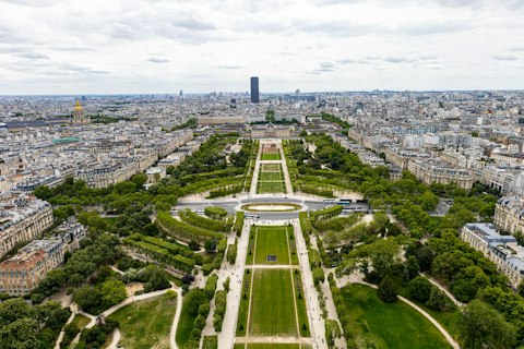 Picnic on Champ de Mars, Paris's grandest green esplanade, just four minutes on foot
