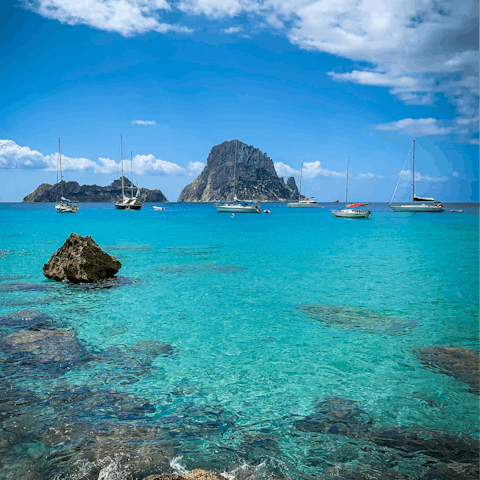 Explore Ibiza, including the village of San Agustín, a five-minute drive away