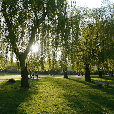 Take the twenty-minute walk over to leafy Hampstead Heath