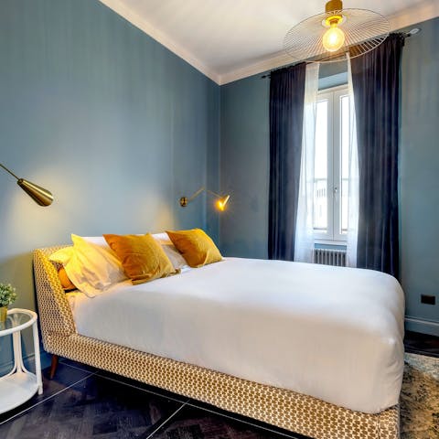 Wake up in the comfy beds and get ready for a day of exploring Florence