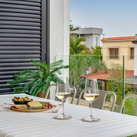 Enjoy peaceful moments across two private balconies