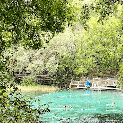 Visit one of the area'a thermal springs – there are multiple spots within 7km