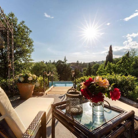 Lose yourself in a book while sunbathing