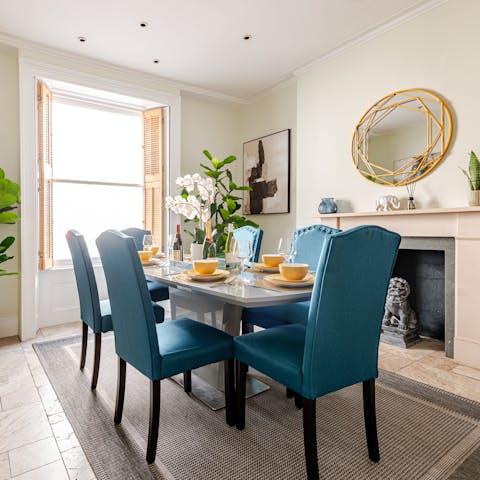 Savour evening meals at home or head to a local restaurant