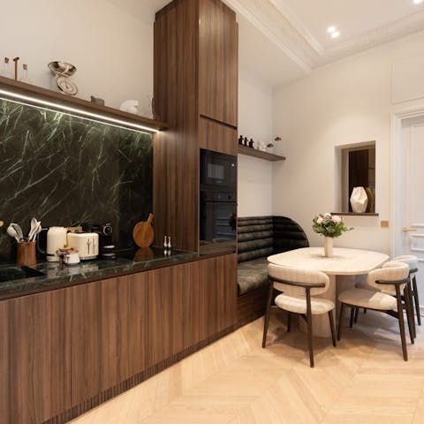 Indulge in coffee and croissants to set you up for sightseeing