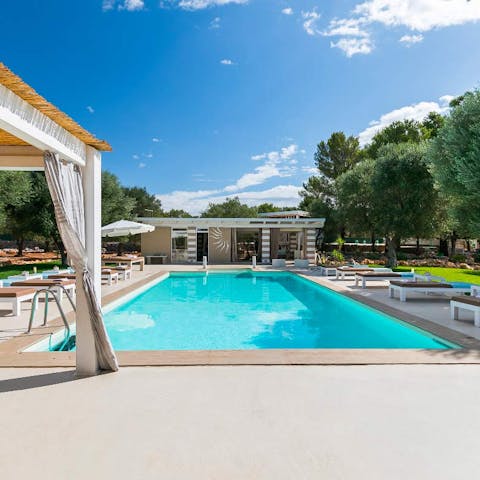 Dip in and out of your private pool