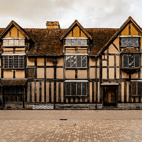 Visit the Shakespeare's Birthplace museum, a half-hour drive away